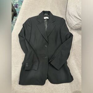 Barneys New York Wool Black Blazer